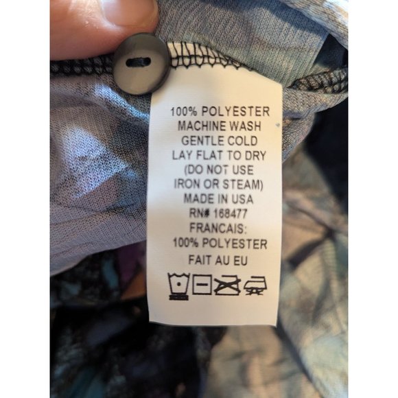 New Snowskins Floral Button-Up Long Sleeve Shirt With "Vail" On Sleeve-702 - Picture 10 of 16